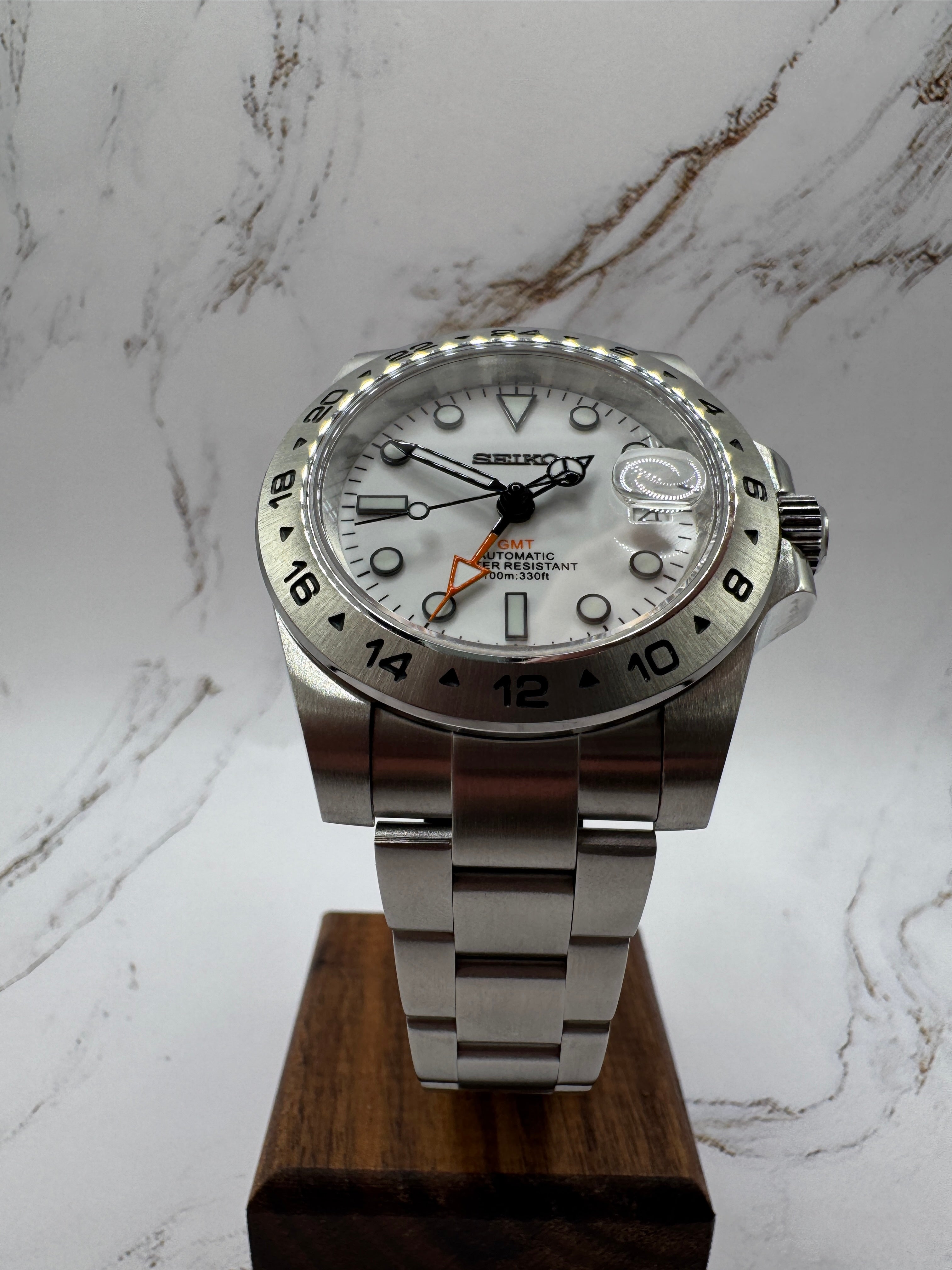 Explorer II GMT White