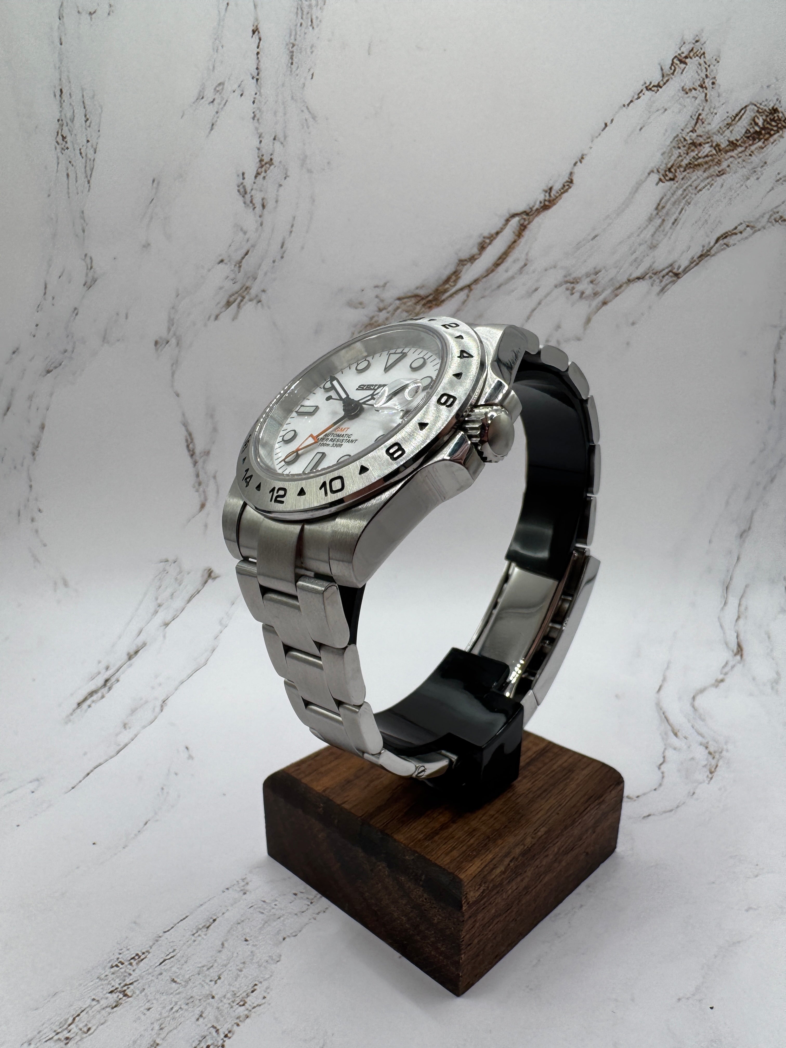 Explorer II GMT White