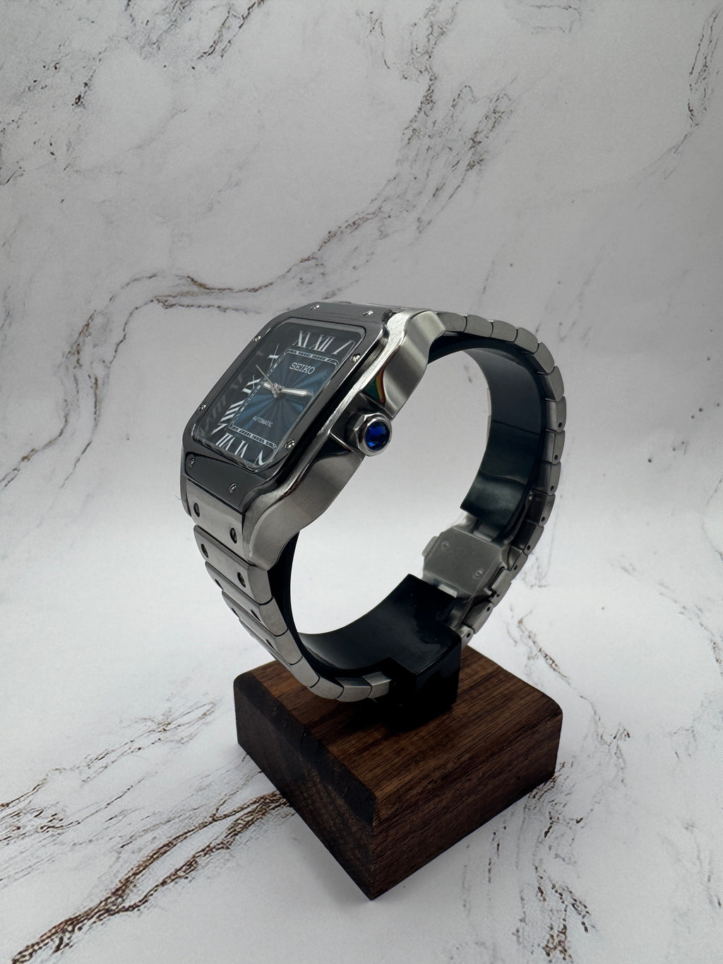 Seiko Santos Blue Dial with Date Watch