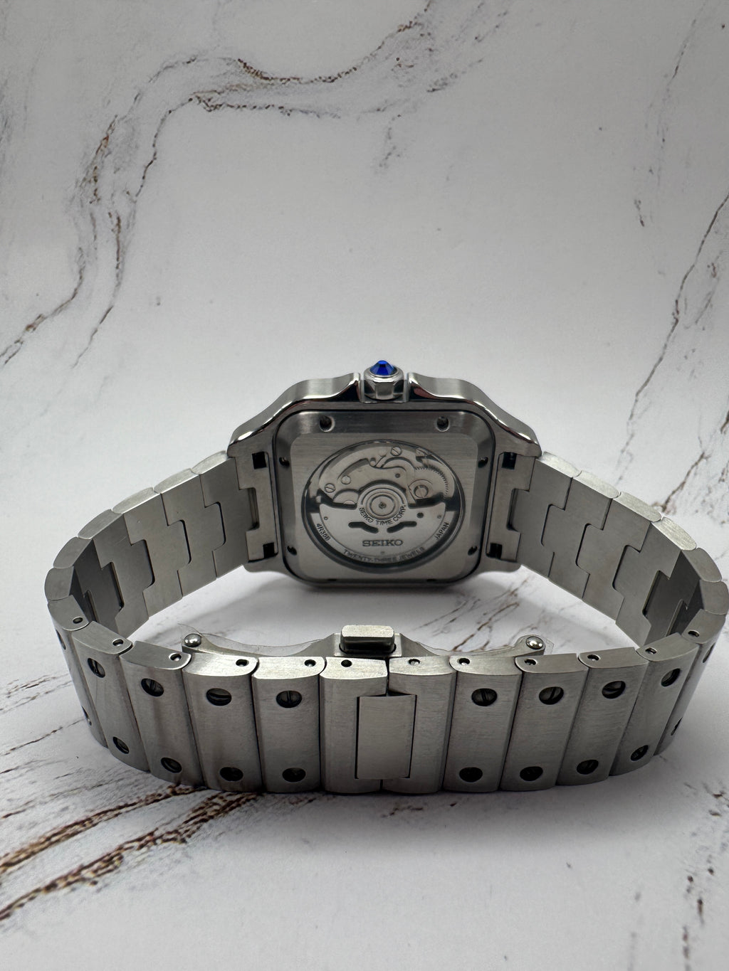 Seiko Santos Blue Dial with Date Watch