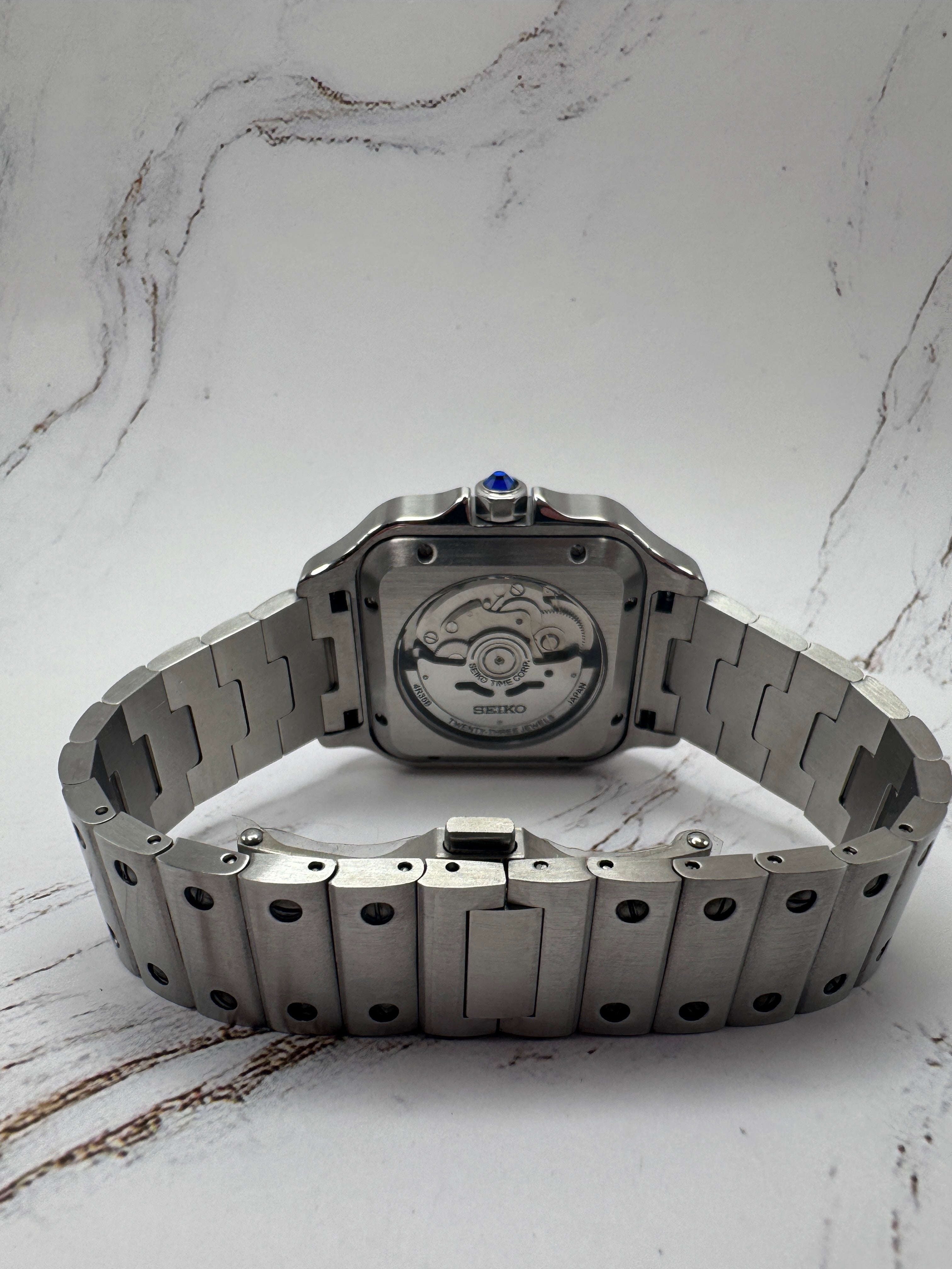 Seiko Santos Blue Dial with Date Watch