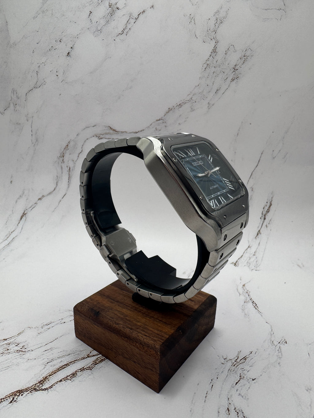 Seiko Santos Blue Dial with Date Watch