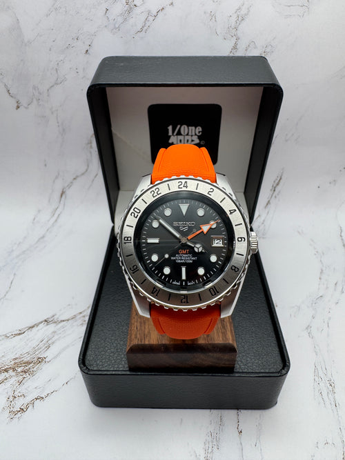 Seiko Explorer II / GMT Master Style Combination Automatic Watch