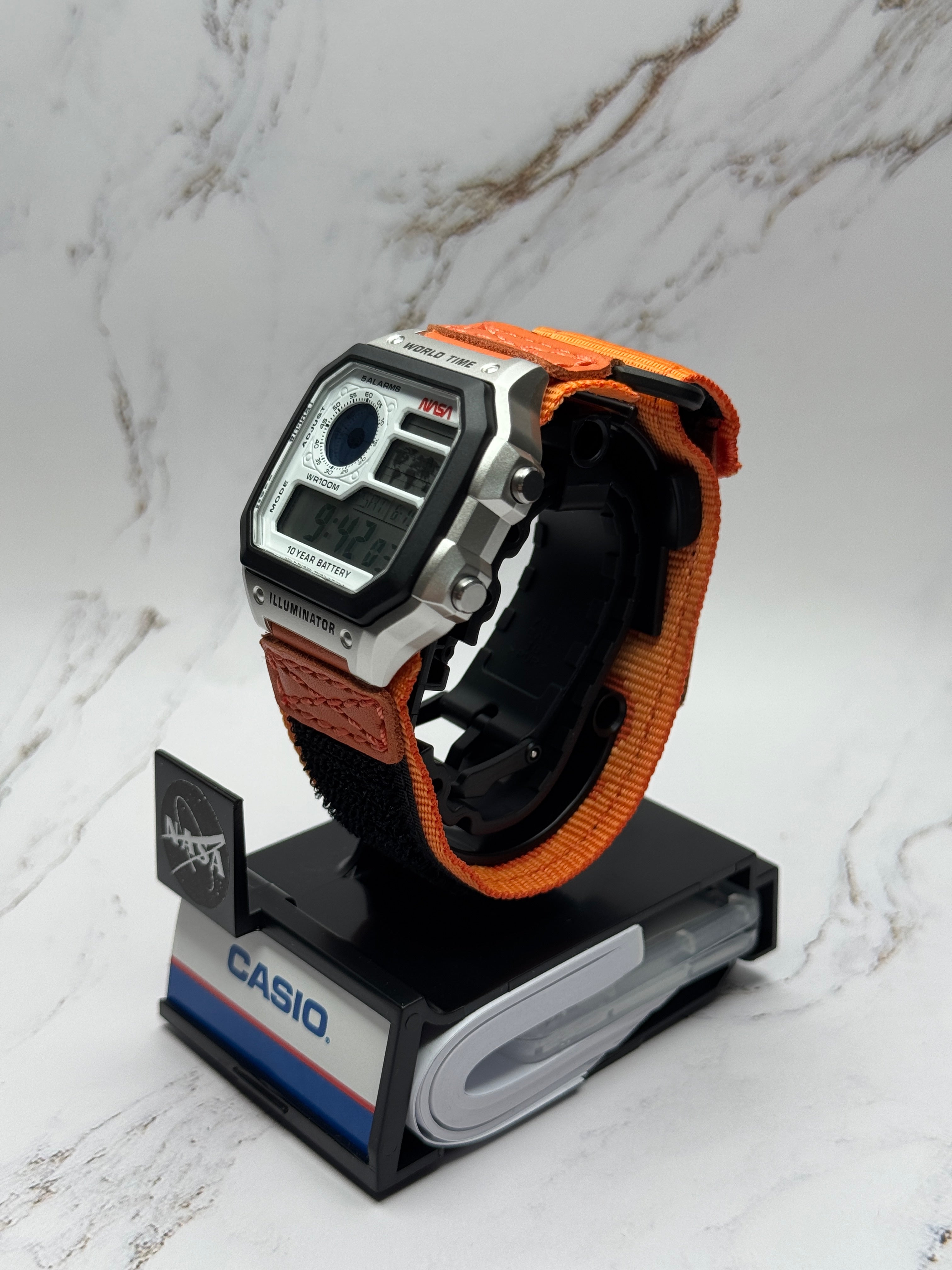 Casio AE1200WH NASA Tool watch